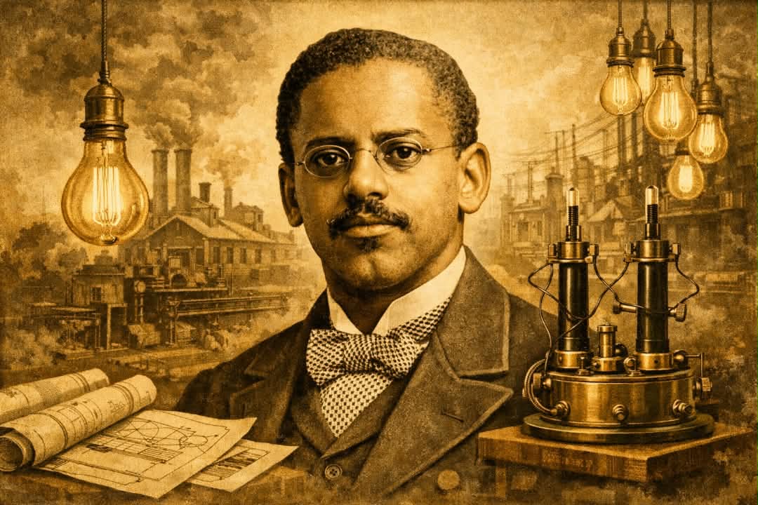 Lewis Howard Latimer, inventeur et ingénieur.