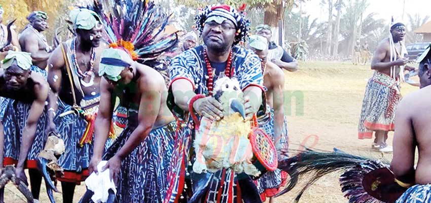 Cérémonie traditionnelle du Festival Nyang Nyang, royaume Bafoussam.