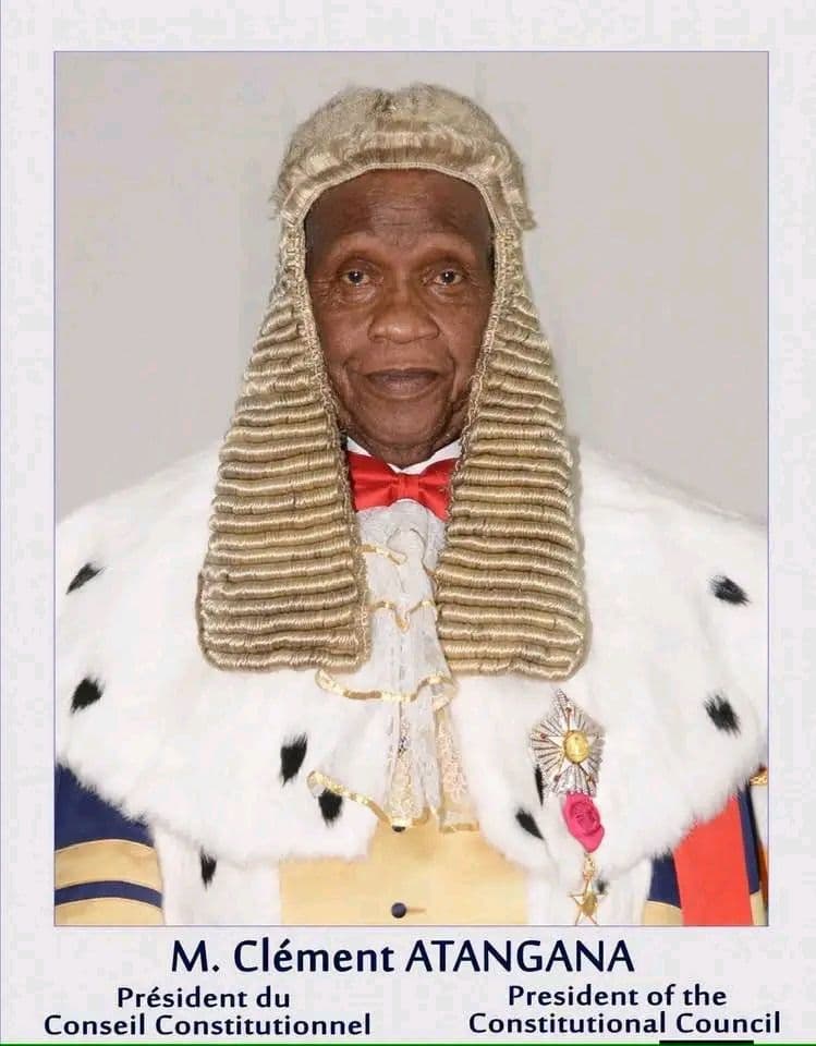 Clément Atangana, président du Conseil constitutionnel.