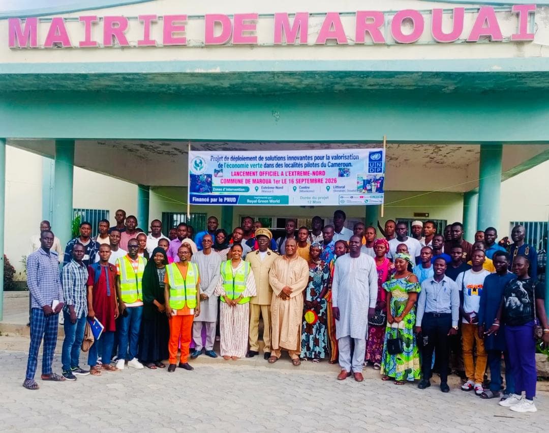 Lancement officiel du projet à la mairie de Maroua 1er, 16 septembre 2026.
