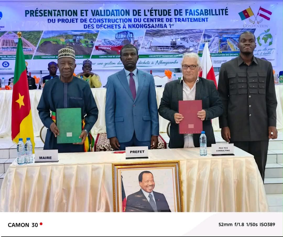 Signature de la convention à Nkongsamba, 9 septembre 2026.