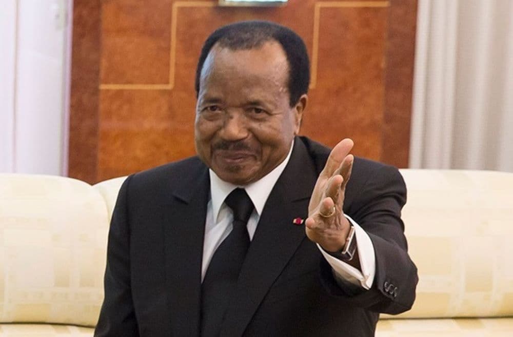 Paul Biya, président de la République du Cameroun.